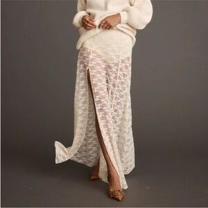 12th Tribe Lace Maxi Skirt